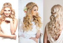 Sarı Saçlı Gelinler İçin Saç Modelleri