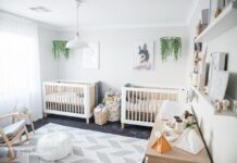 İkiz Bebek Odası Dekorasyonu