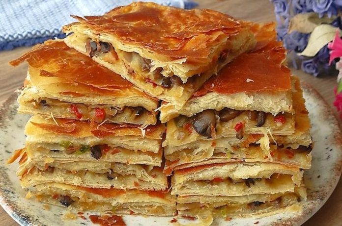 Mantarlı Börek Tarifi